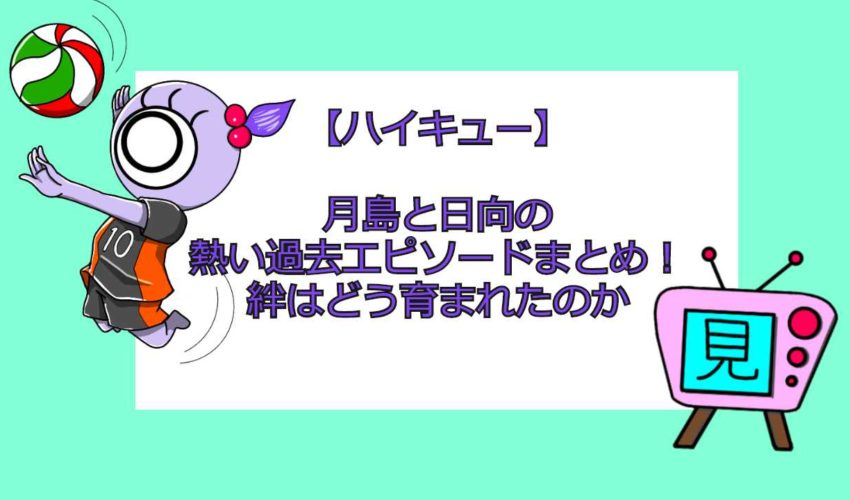 ハイキュー 月島と日向の熱い過去エピソードまとめ 絆はどう育まれたのか 見る見るワールド